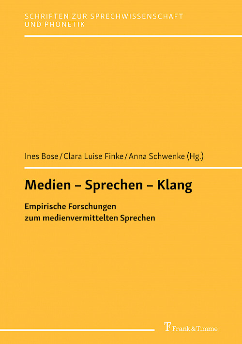 Medien – Sprechen – Klang