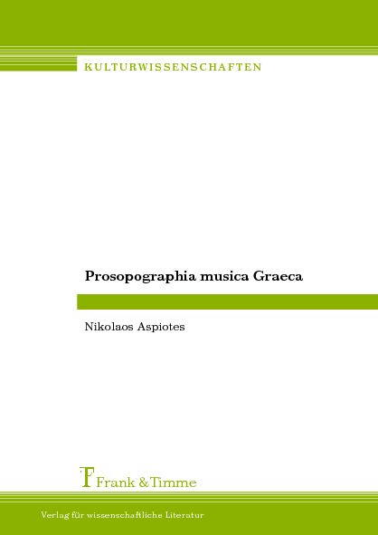 Prosopographia musica Graeca