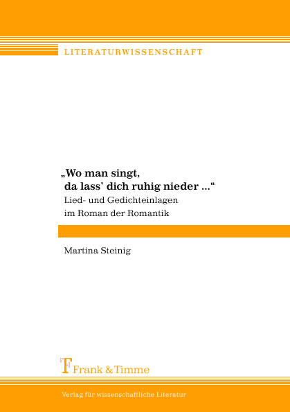 „Wo man singt, da lass’ dich ruhig nieder ...“