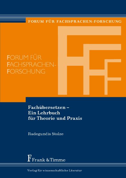 Fachübersetzen – Ein Lehrbuch für Theorie und Praxis