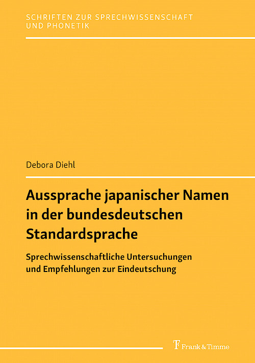 Aussprache japanischer Namen in der bundesdeutschen Standardsprache