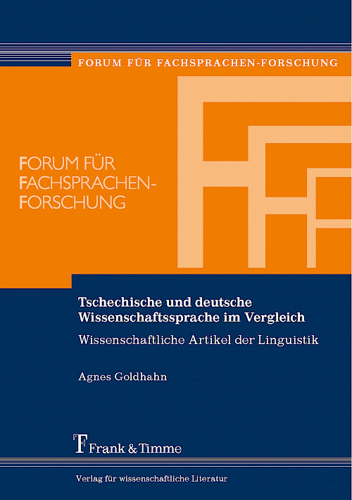 Tschechische und deutsche Wissenschaftssprache im Vergleich