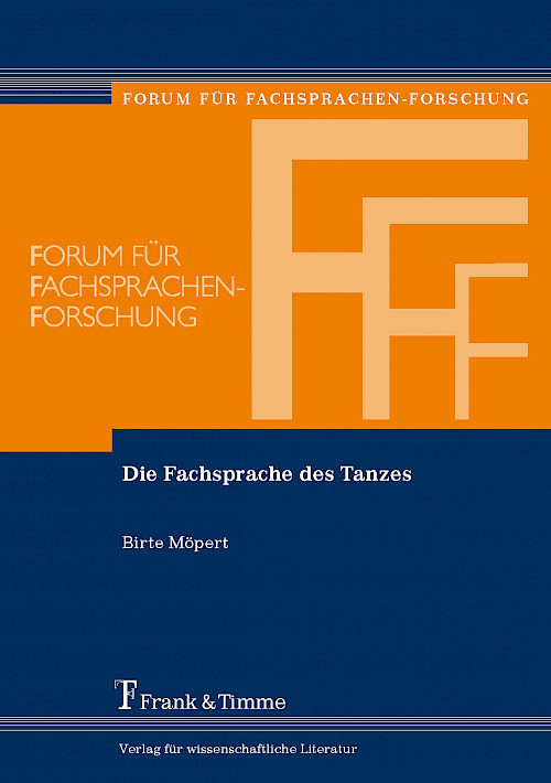 Die Fachsprache des Tanzes