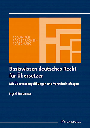 Basiswissen deutsches Recht für Übersetzer 