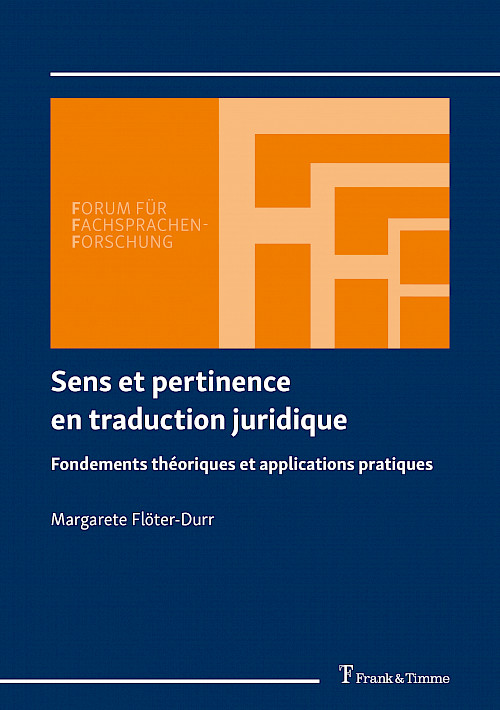 Sens et pertinence en traduction juridique