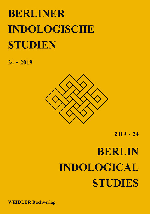 Berliner Indologische Studien, Band 24