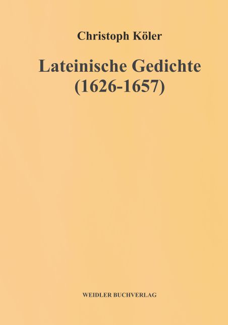 Lateinische Gedichte (1626–1657)