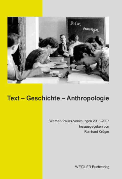 Text, Geschichte, Anthropologie