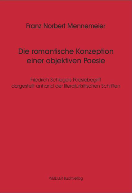Die romantische Konzeption einer objektiven Poesie
