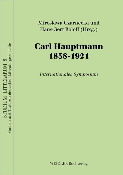Carl Hauptmann 1858–1921