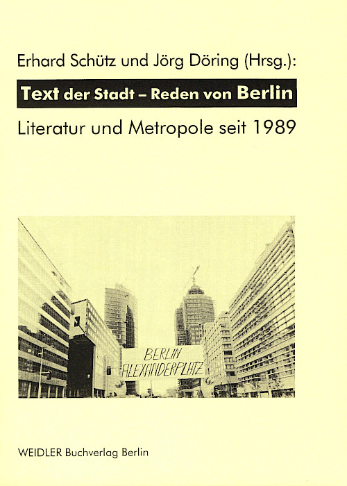 Text der Stadt – Reden von Berlin