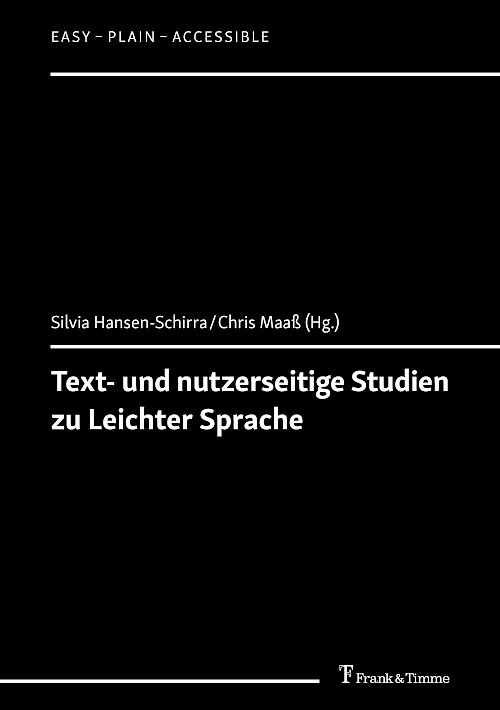 Text- und nutzerseitige Studien zu Leichter Sprache